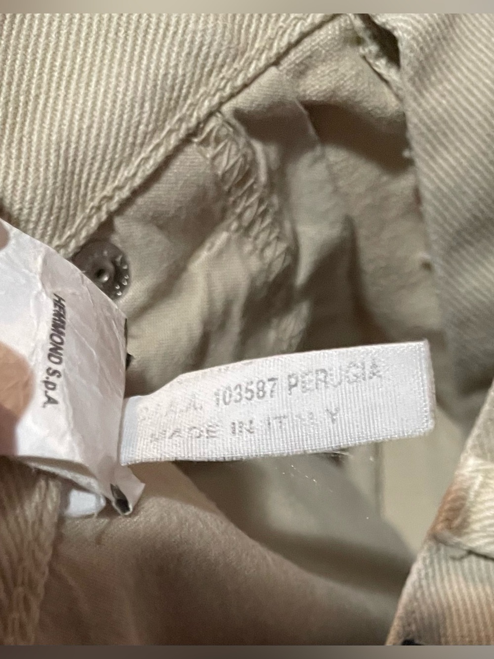 Valentino Men's Cream Straight Jeans - Picture 7 of 7